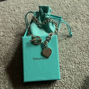 Tiffany & Co Toggle Heart Choker 16”